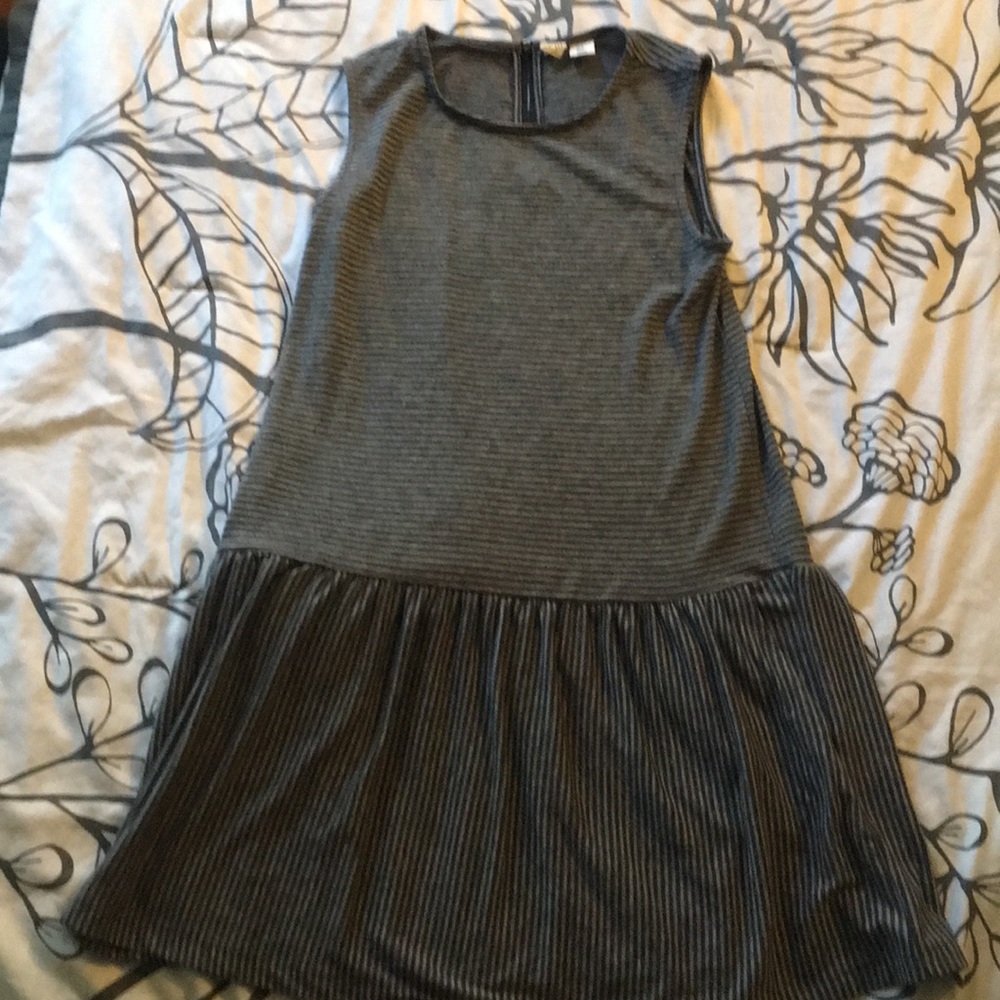 Ladies knee length gray dress